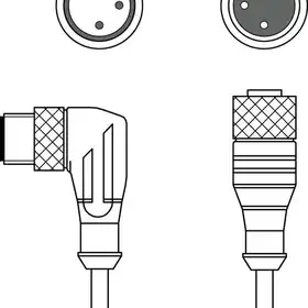 Соединительный кабель Leuze Electronic CB-M12-15000-3GF/WM