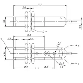 Оптический датчик Balluff BOS 18KF-NA-1QD-C-02