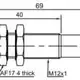 Индуктивный датчик LANBAO LR12XBN37HPOZ-E2