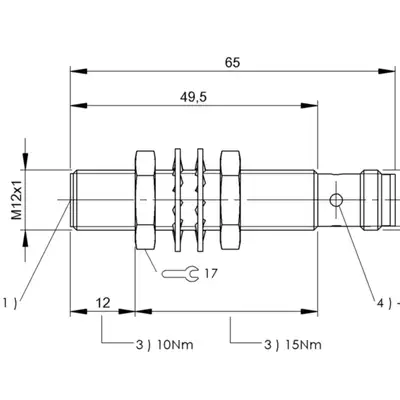 RFID головка чтения/записи Balluff BIS M-414-045-401-07-S4