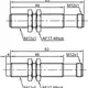 Индуктивный датчик LANBAO LR12XBF02DPCW1-E2