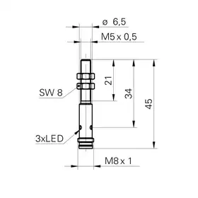 Индуктивный датчик Baumer IFRM 05P15A1/S35L