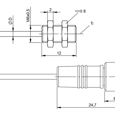 Оптоволоконный кабель Balluff BOH DI-M06-002-02-S49F