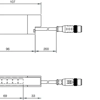 Световая завеса DATASENSING CR0/BN-1V
