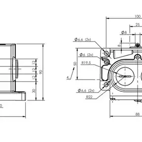 Блочный выключатель Balluff BNS 813-D04-R12-100-20-03-FD