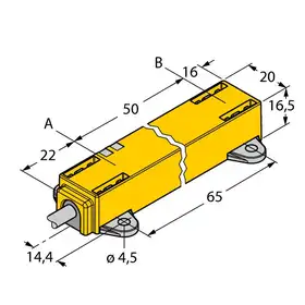 Датчик линейных перемещений TURCK LI50P1-Q17LM1-LU4X2/S97