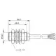 Индуктивный датчик расстояния Balluff BAW M12ME-UAD50B-BP01