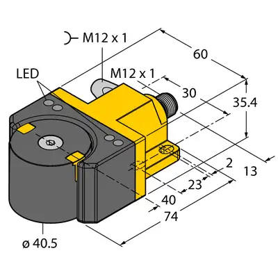 Энкодер TURCK RI360P1-DSU35-CNX4-2H1650