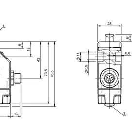 Одиночный выключатель Balluff BNS 813-FD-60-183-FD-S80R