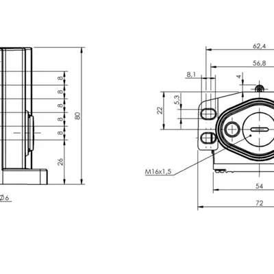 Блочный выключатель Balluff BNS 819-B06-R08-46-10