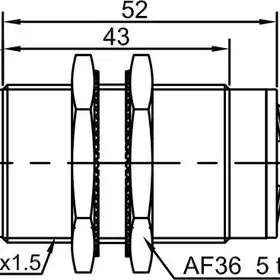 Индуктивный датчик LANBAO LR30XBN15DLO