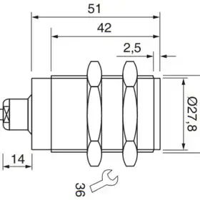 Индуктивный датчик EGE-Elektronik IGVW 10 GSP