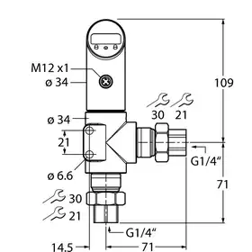 Датчик давления TURCK PS016D-501L-2UPN8X-H1141