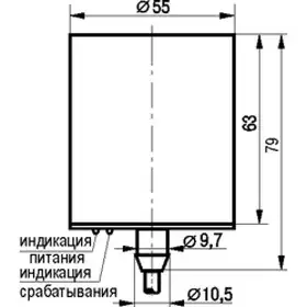 Индуктивный датчик ТЕКО ISB DF101A-31P-25-LZ