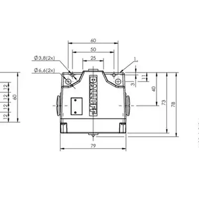 Блочный выключатель Balluff BNS 816-B04-NA-12-610-11