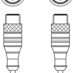 Соединительный кабель Leuze Electronic KSS ET-M12-4A-M12-4A-P7-100