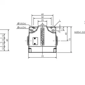 Блочный выключатель Balluff BNS 813-B04-E12-61-A-22-04