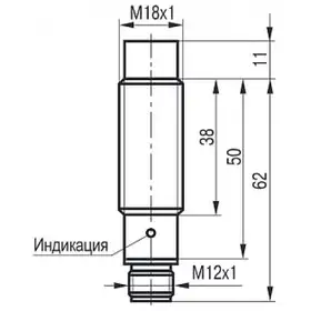 Индуктивный датчик ТЕКО ISN EC4BFL5-31P-8-LZS4