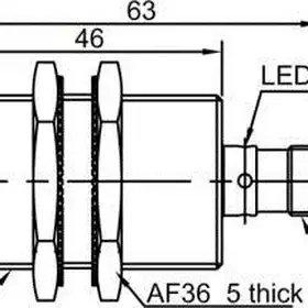 Индуктивный датчик LANBAO LR30XBF10DPCW1-E2