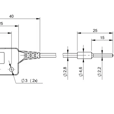 Оптоволоконный кабель Balluff BFO D25-LA-CD-EAK-110-02