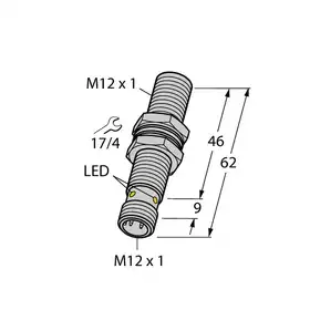 Индуктивный датчик TURCK BI3U-M12E-VN4X-H1141
