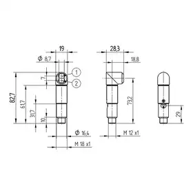 Оптический датчик Wenglor LW86PC3