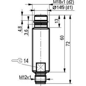 Индуктивный датчик ТЕКО ISB WC43A8-32P-1,5-S4-3,5