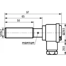 Индуктивный датчик ТЕКО ISB AT41A-43N-5F-L
