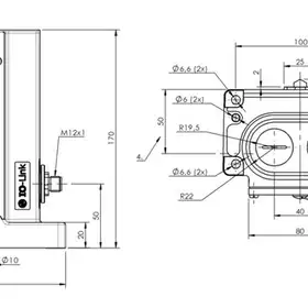 Блочный выключатель Balluff BNS 819-D10-D12-100-10-FD-S4R-I