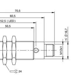 Индуктивный датчик Balluff BES 516-212-E5-E-S27