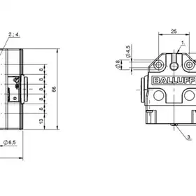 Блочный выключатель Balluff BNS 816-B06-TOB-08-650-11