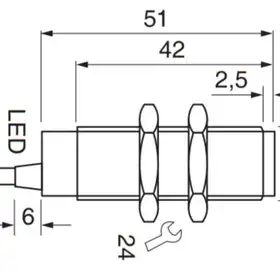 Индуктивный датчик EGE-Elektronik IGVEX22c 05 GSP-K1