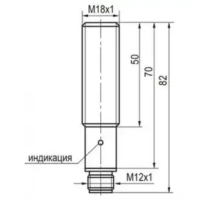 Индуктивный датчик ТЕКО ISBt AC41A8-43P-5F-LZS4-C-P