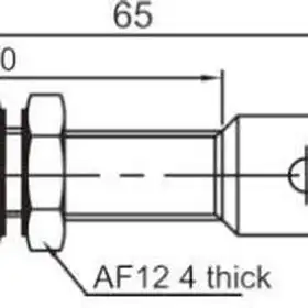 Индуктивный датчик LANBAO LR08BF02DPCY-E2