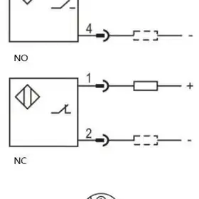 Индуктивный датчик LANBAO LE40XZSN40DLOY-E2