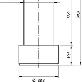 Ультразвуковой датчик DATASENSING UT2F/GM-0ESY