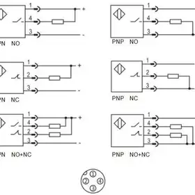 Оптический датчик LANBAO PR30S-BC50DNC-E2