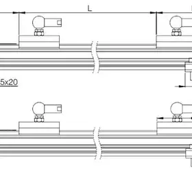 Магнитострикционные датчики линейных перемещений AMT Linear Position Sensor серии CS с аналоговым выходом