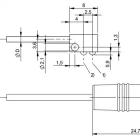 Оптоволоконный кабель Balluff BOH DK-R002-006-01-S49F
