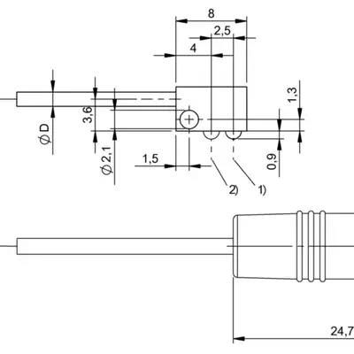 Оптоволоконный кабель Balluff BOH DK-R002-006-01-S49F
