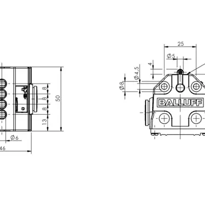 Блочный выключатель Balluff BNS 819-B04-R08-40-10