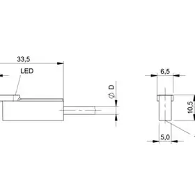 Магнитный датчик для цилиндра Balluff BMF 305K-R-US-L-3-05
