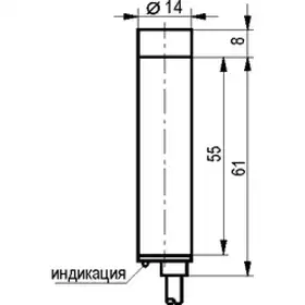 Индуктивный датчик ТЕКО ISN G3A-31N-6-LZ