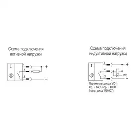 Индуктивный датчик ТЕКО ISBm WC48S8-31N-1,5-LZR18-1H-V-2