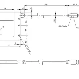Щелевой датчик Balluff BGL 50F-007-00,2-S4