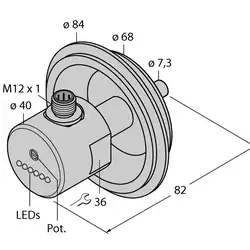Датчик потока TURCK FCS-68A4-AP8X-H1141/D003