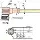 Разъем с кабелем Мега-К PS9-51-C21 (С21 L2,0 5)