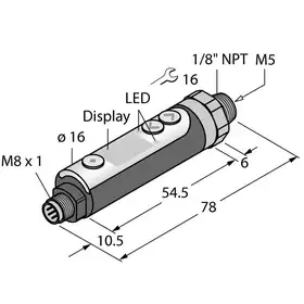 Датчик давления TURCK PK010R-P14-2UP8X-V1141