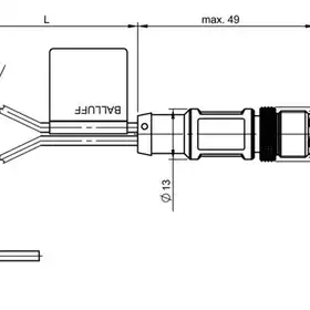 Магнитный датчик для цилиндра Balluff BMF 235K-YS-C-2A-SA95-S4-00,5