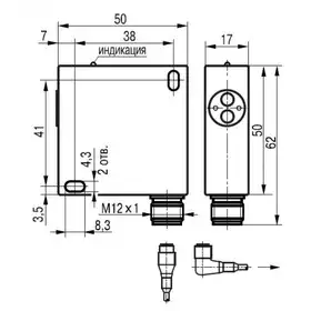 Оптический датчик ТЕКО OX IC41A-43P-3000-LZS4